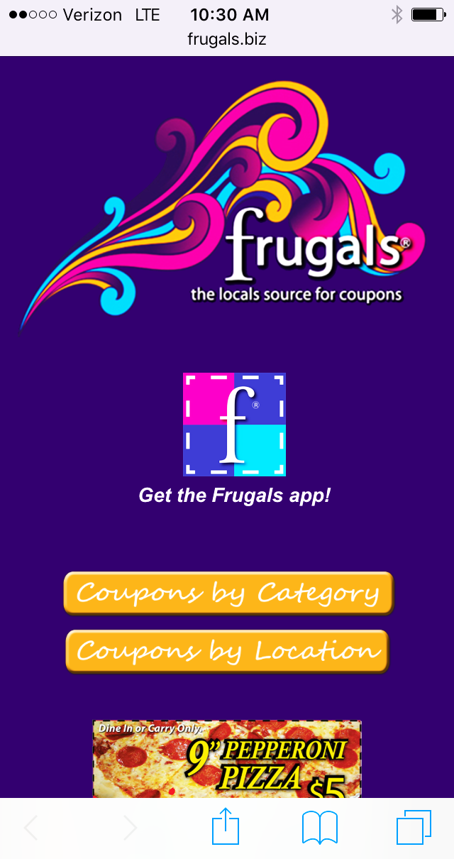 Frugals website