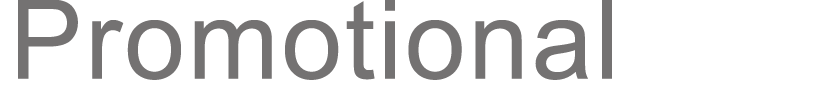 Promotional